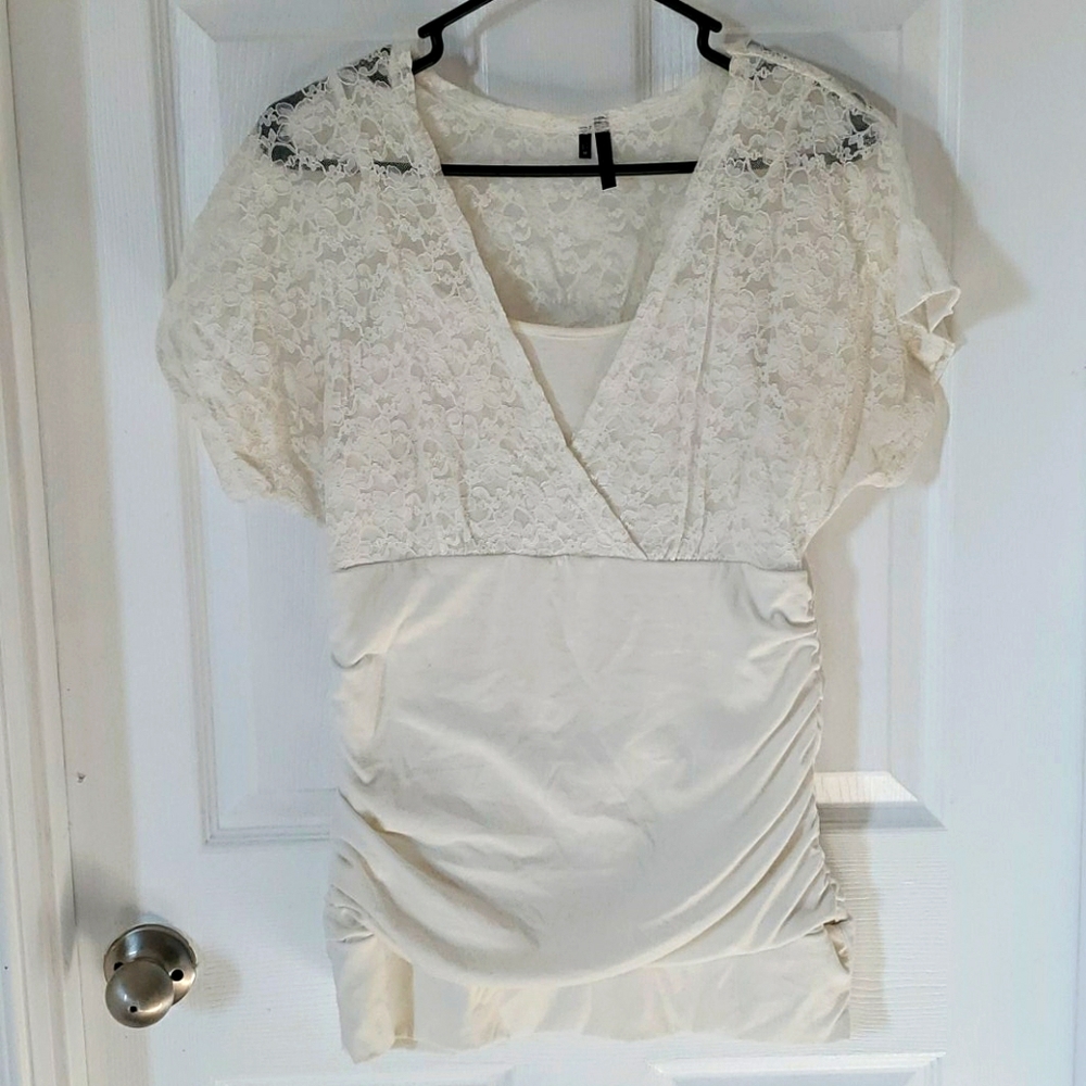 Cream Maurices Blouse